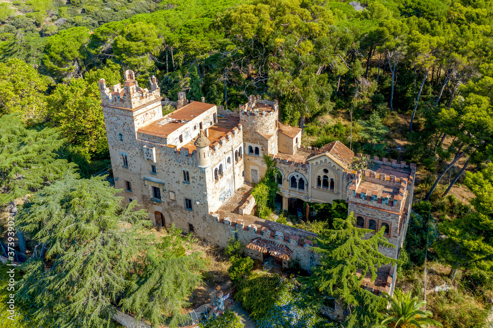 Castell de Can Jaumar in Cabrils Catalonia, Spain