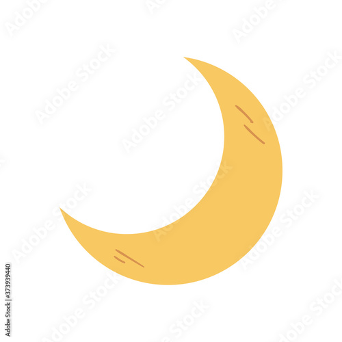 moon free form style icon vector design