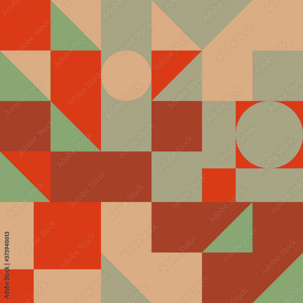 Bauhaus Abstract Vector Composition Design Bauhaus Abstract Vector Composition Design