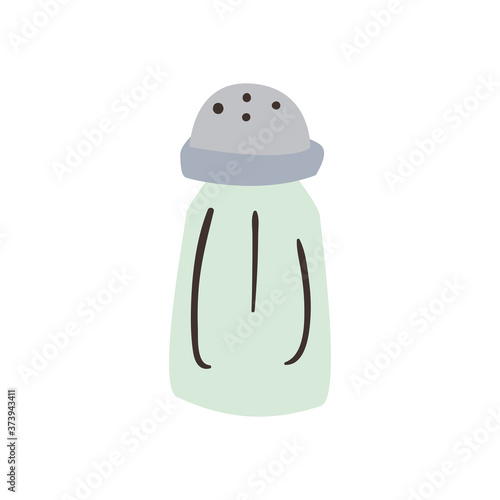 salt shaker free form style icon vector design