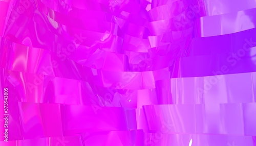 Purple shiny abstract background bright color 3d render