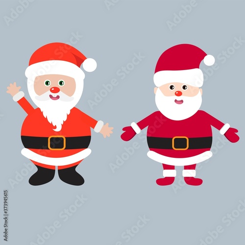 Print Hand drawn of Merry Christmas Collections. Vector Illustration.