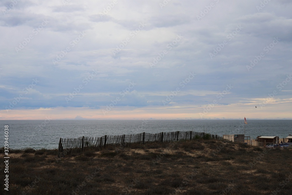 L'océan atlantique, ville de Soorts-Hossegor, département des Landes, France