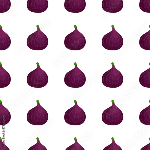 Illustration on theme big colored seamless purple fig