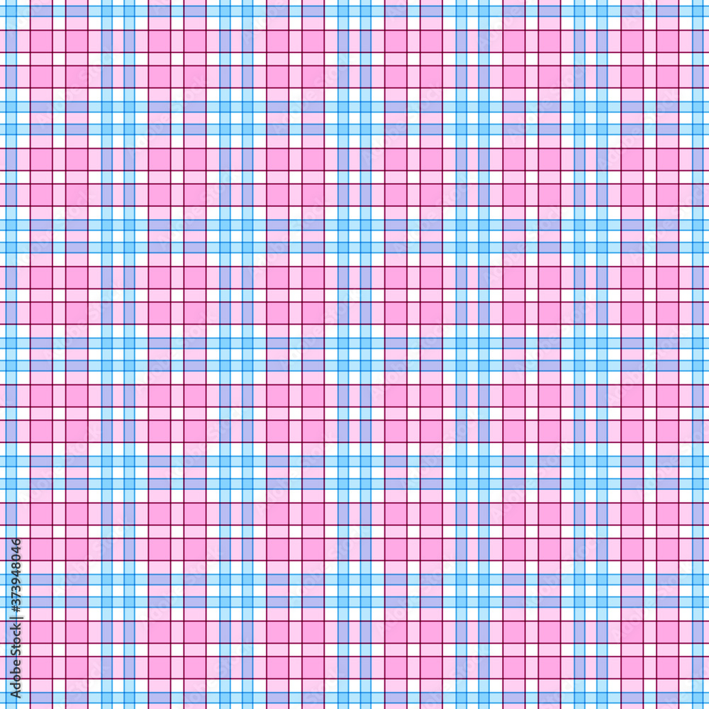 Pink and blue plaid pattern background Pink and blue plaid pattern background