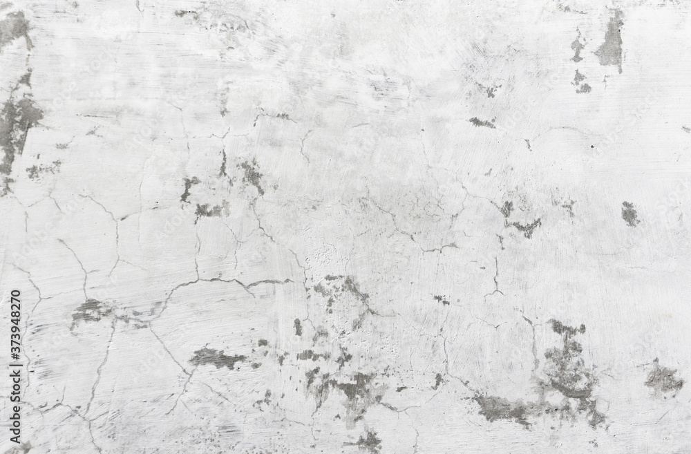 Fototapeta premium Texture White concrete wall for background