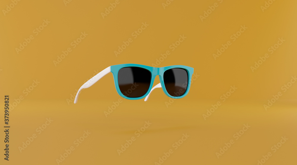 sunglasses on a yellow background sunglasses on a yellow background
