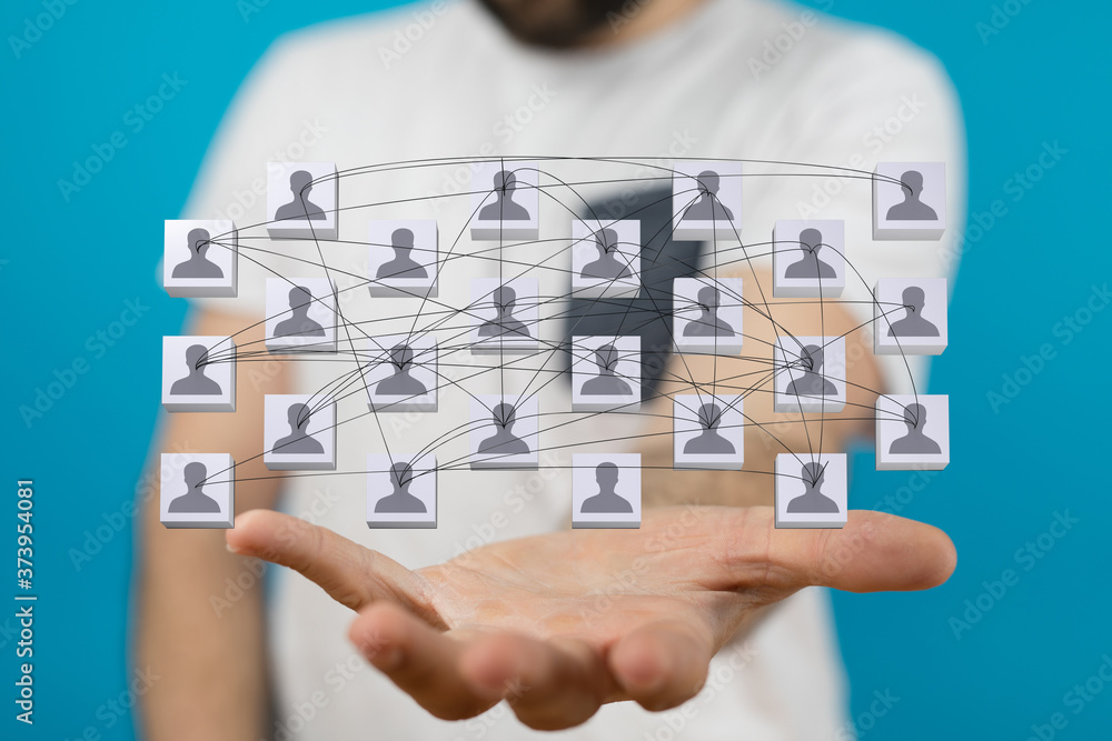 organization chart team concept networking group organization chart team concept networking group