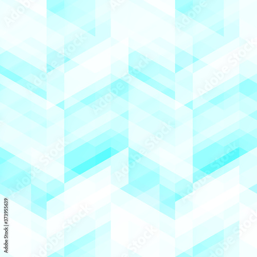 Blue christal mosaic seamless pattern.