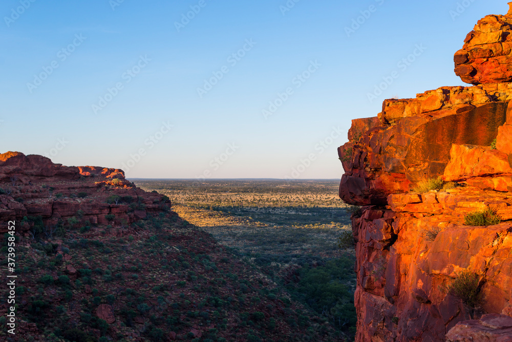 Dramatic scenery at Kings Canyon, Northern Territory, Australia