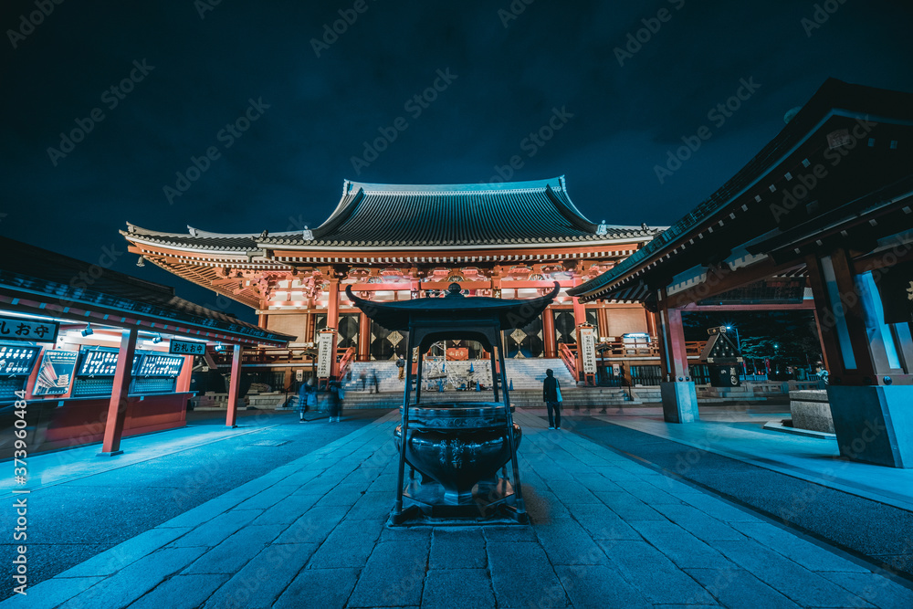Obraz premium 浅草夜景