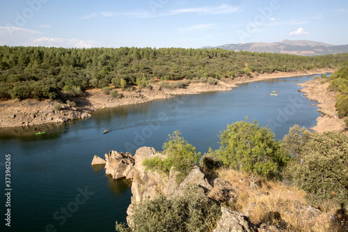 Viewpoint at Lozoya River; Buitrago; Madrid photo