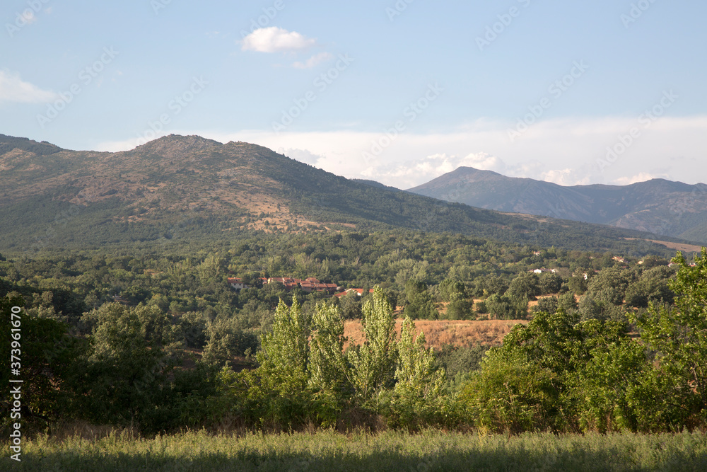 Mountain View to Montejo from Pradena del Rincon; Madrid