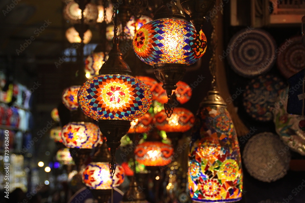 Lanterns at Istanbul's Grand Bazaar