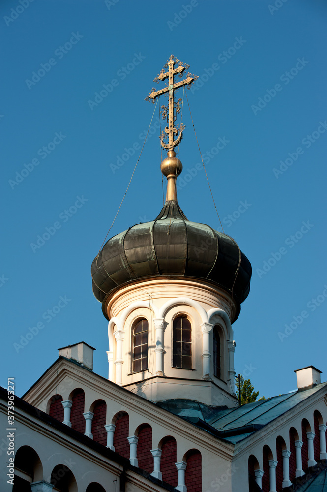 Obraz premium Russisch-orthodoxe Kirche in Marienbad