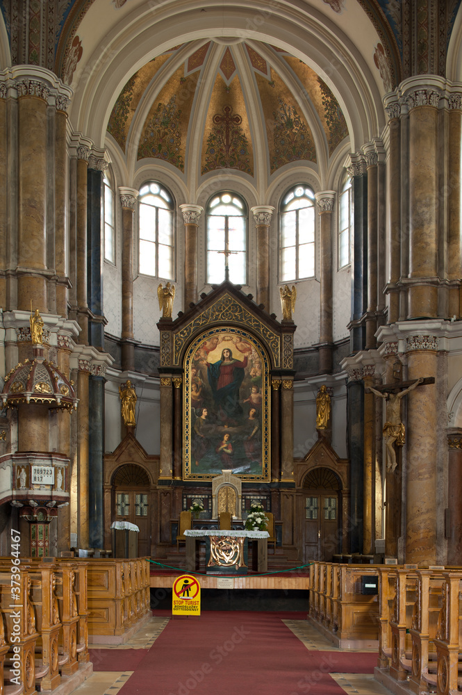 Fototapeta premium Kirche Mariä Himmelfahrt in Marienbad