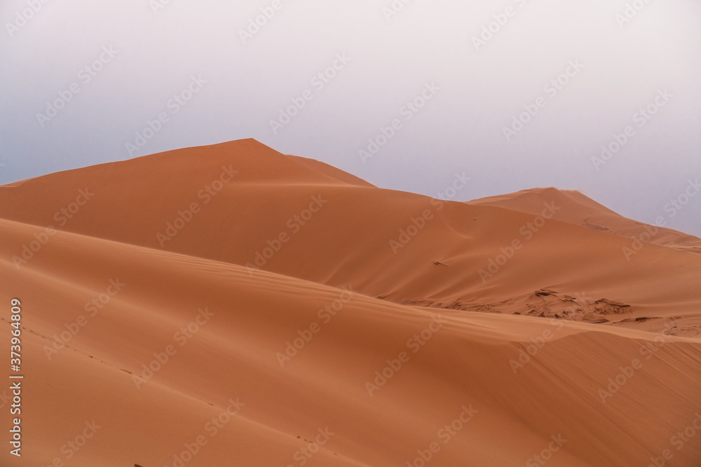 sand dunes in the sahara, morocco