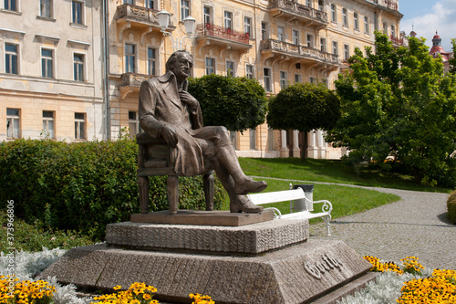 Goethedenkmal in Marienbad photo