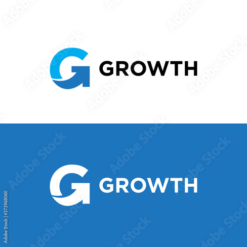 Growth logo. Icon vector.