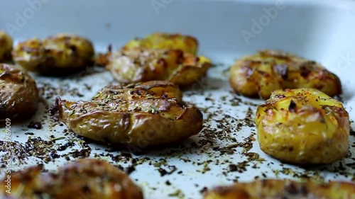 Crispy Smashed Baby Potato