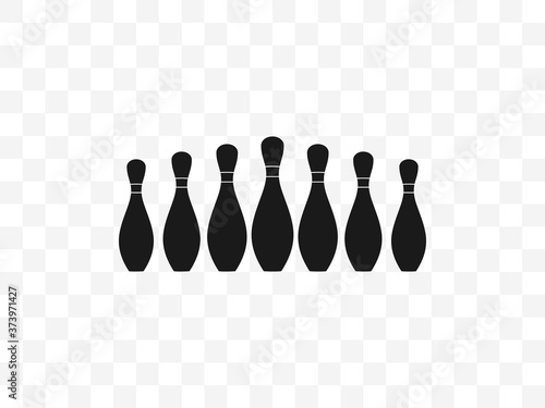 Wallpaper Mural Bowling, game, strike icon. Vector illustration, flat design. Torontodigital.ca