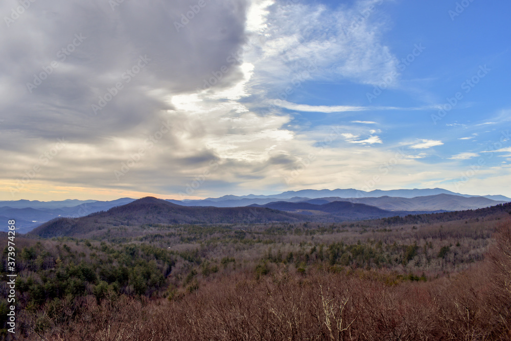 Winter in the Blue Ridge Mountains