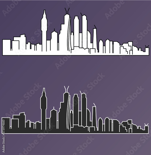Dubai, United Arab Emirates skyline