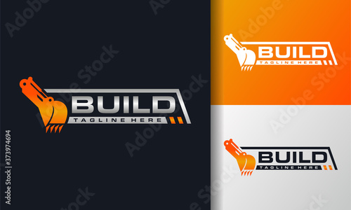 excavator machine logo