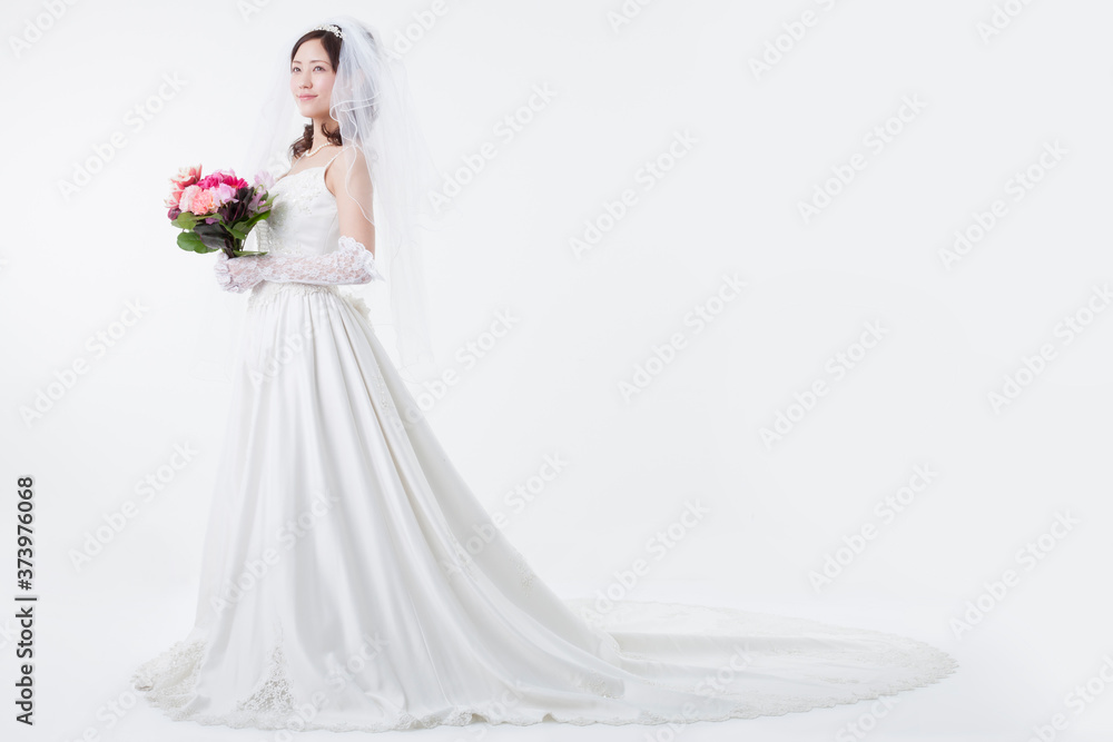 ブーケを持つ花嫁 ブーケを持つ花嫁