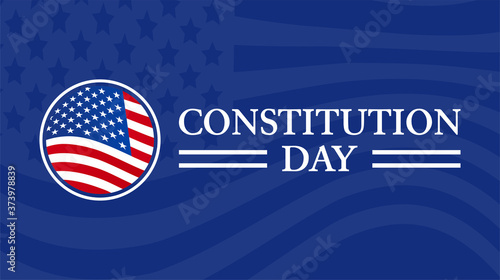 Constitution Day Background Illustration