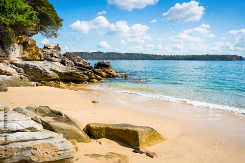 Photography Lady Bay Nudist Beach at Watsons bay, Sydney, Australia.