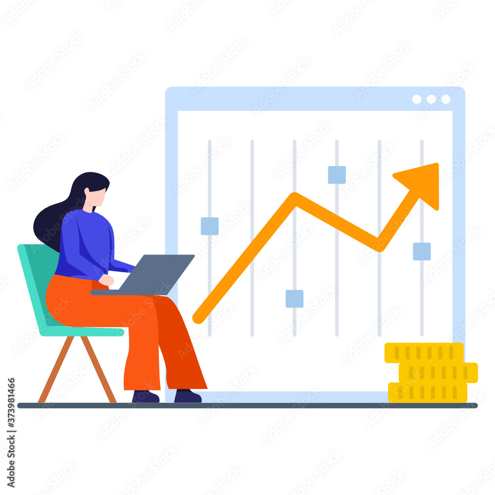 Upward arrow depicting investment growth concept
Upward arrow depicting investment growth concept