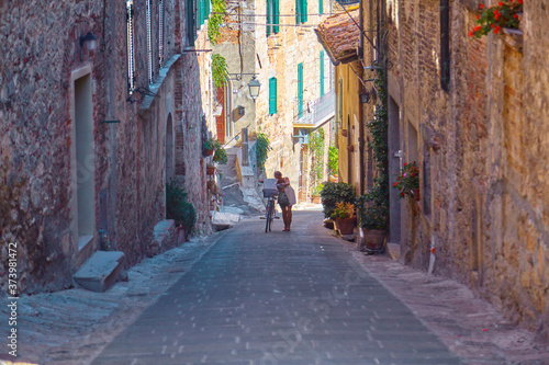 Tuscany  Italy  old town impressions.