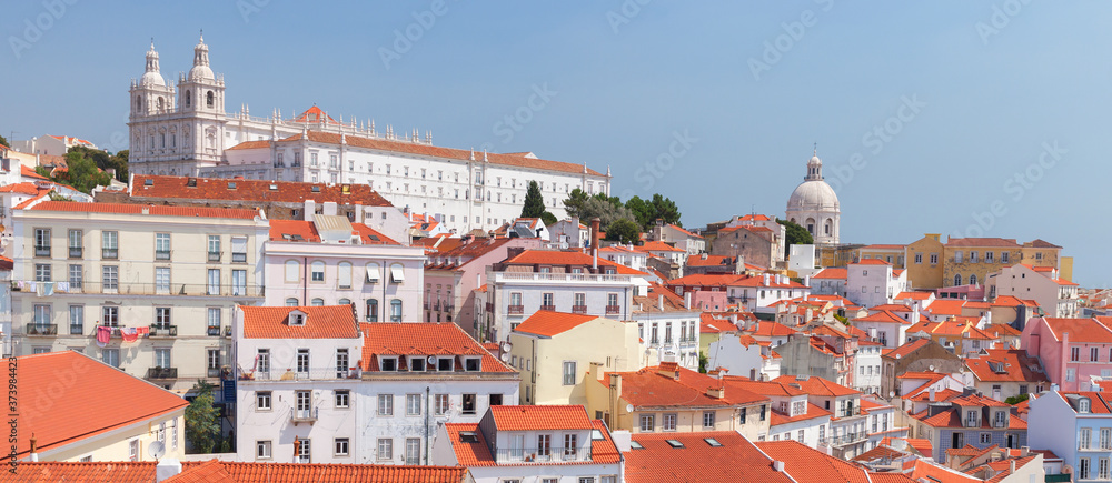 Lisbon, Portugal. Cityscape of Alfama