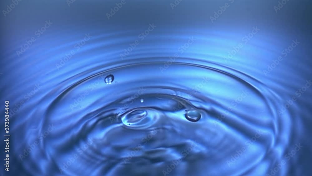 Super Slow Motion Shot of Water Drop Falling Super Slow Motion Shot of Water Drop Falling