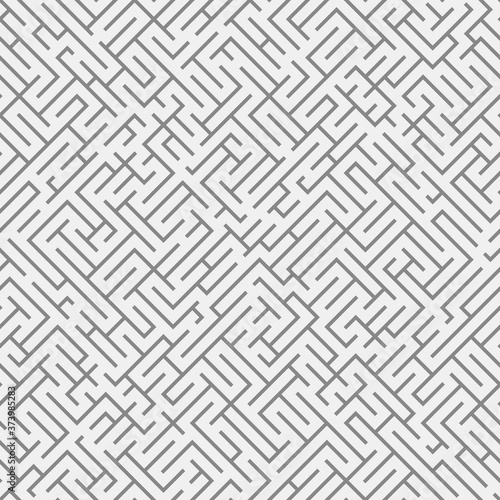 Maze labyrinth illustration.