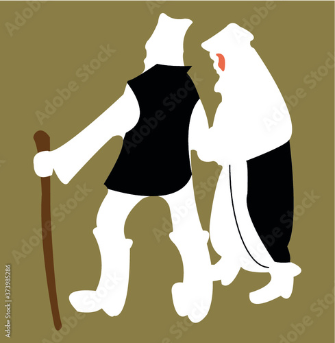 Man and woman