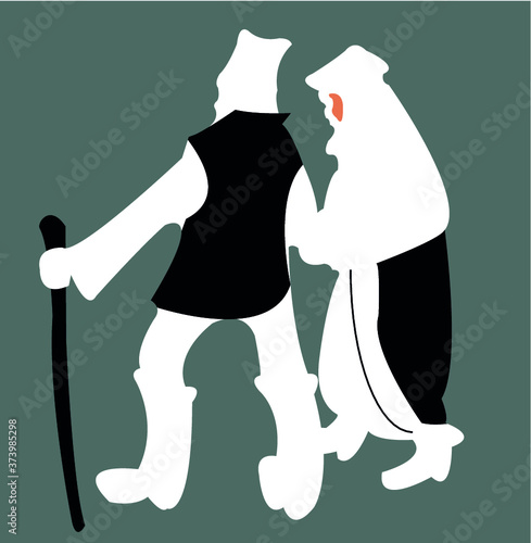 Man and woman