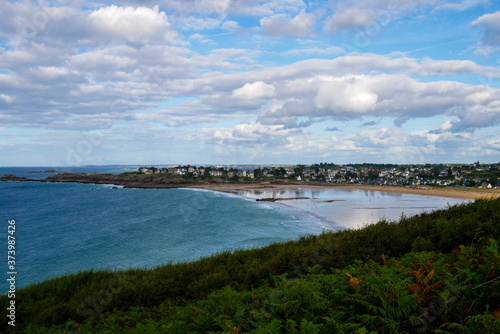 view from the beach