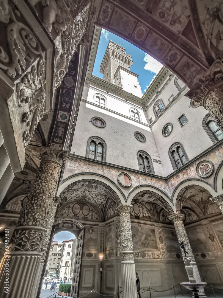 Obraz premium Palazzo Vecchio, Forence 2020