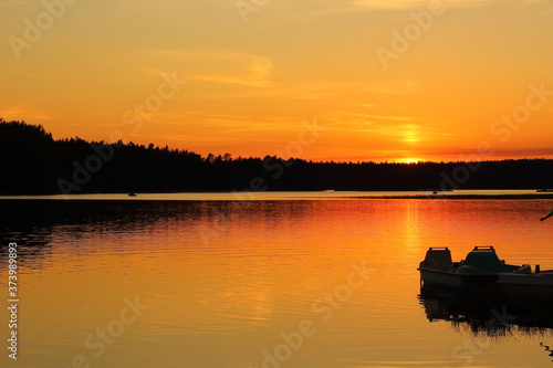 sunset on the river © Дмитрий Токарь