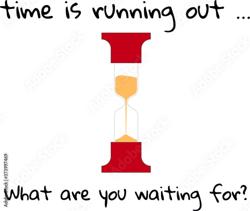 hourglass counting down time