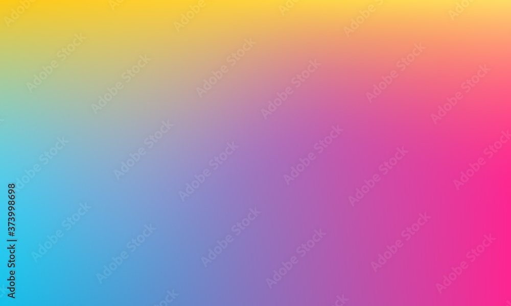Abstract blurred gradient mesh background in bright rainbow colors. suitable for banner templates, book covers, album covers, web, laptop wallpapers.Vector