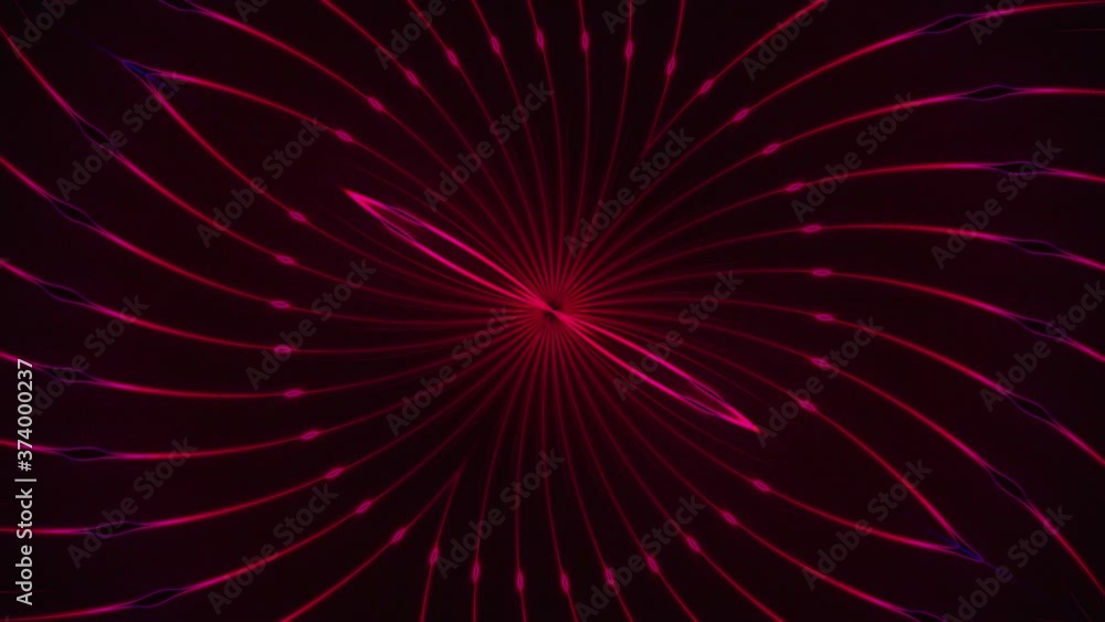 Dark abstract computer generated background. 3d rendering of a tunnel of neon rays with highlights Dark abstract computer generated background. 3d rendering of a tunnel of neon rays with highlights