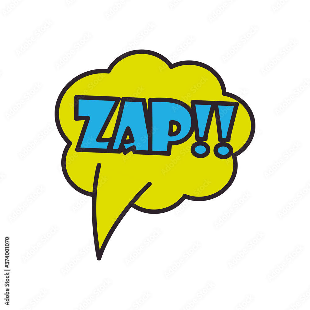 zap cloud bubble line and fill style icon vector design zap cloud bubble line and fill style icon vector design