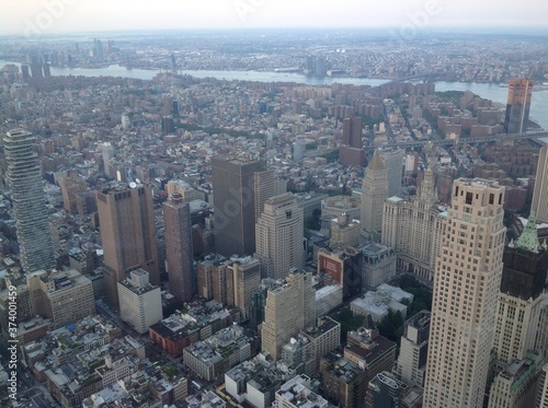 Canvas Print new york city skyline