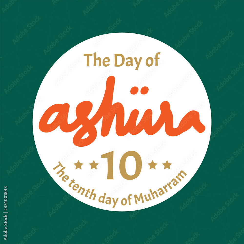 Design about ashura, the tenth day of Muharram, the first month in the Islamic calendar. Design about ashura, the tenth day of Muharram, the first month in the Islamic calendar.