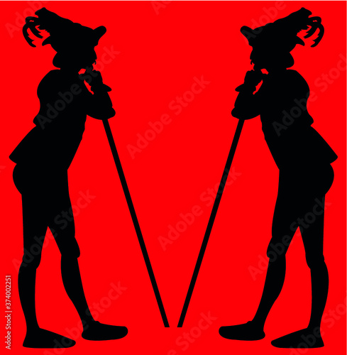 Man silhouette