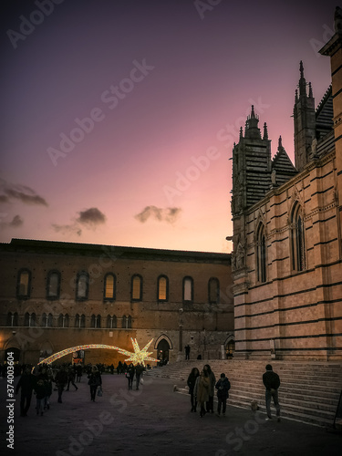 Siena during Christmas holidays
