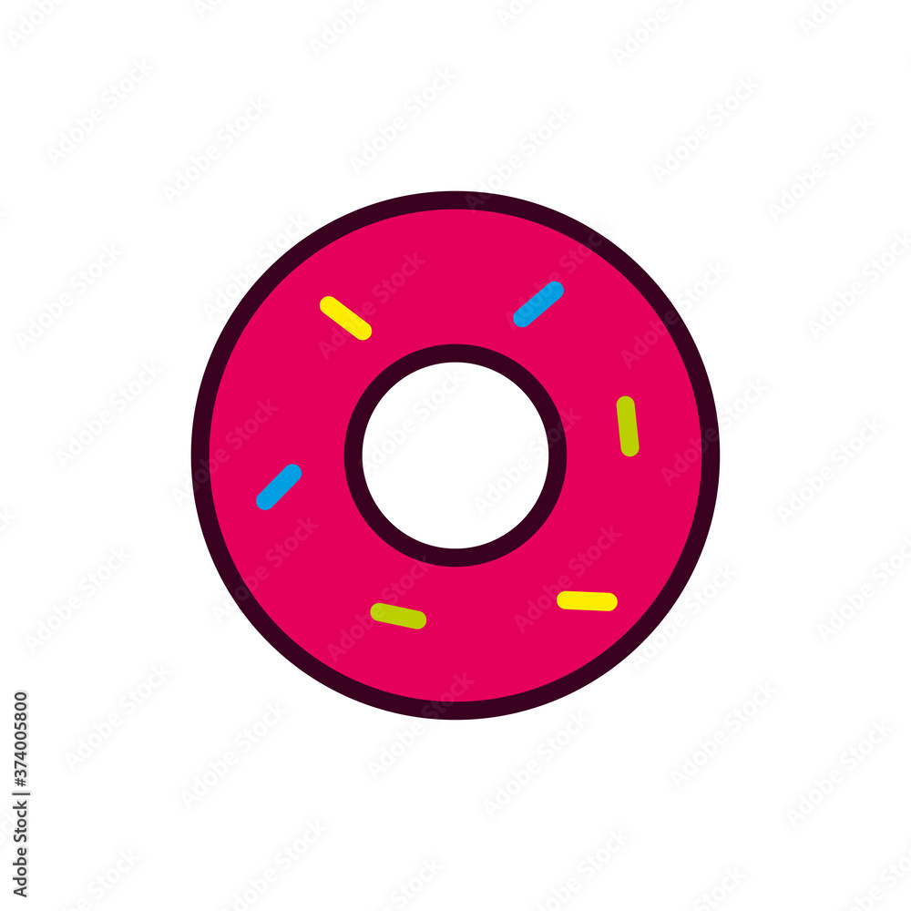 Donuts icon vector design templates Donuts icon vector design templates
